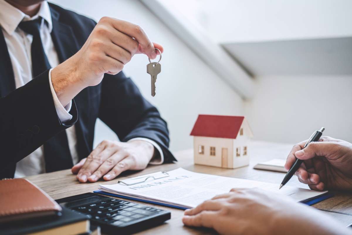 Property managers with tenants, Osprey Property Management concept