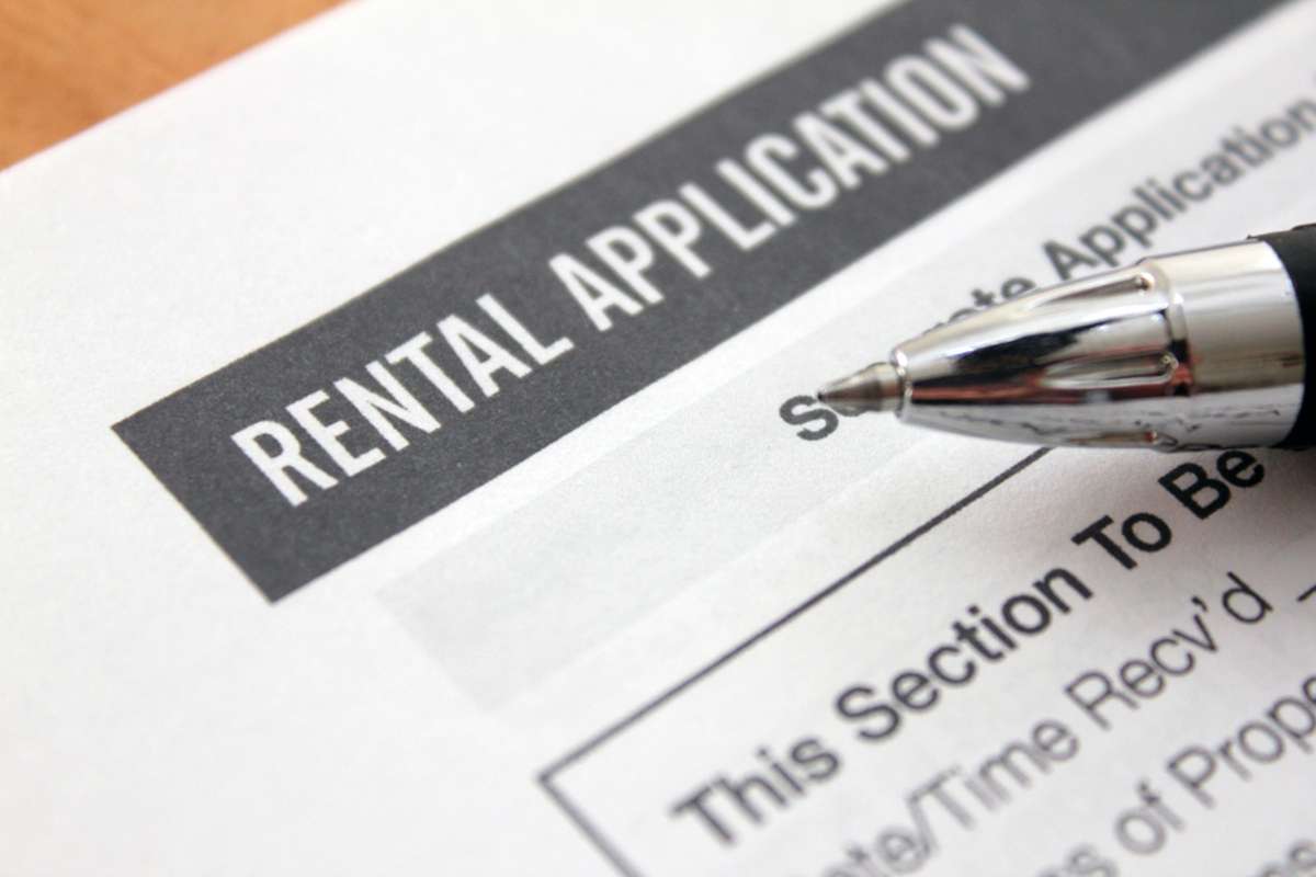 A rental application, Suffolk property management company concept